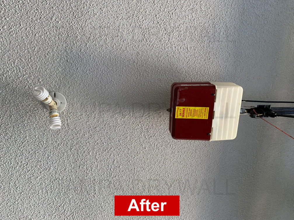 Popcorn ceiling removal