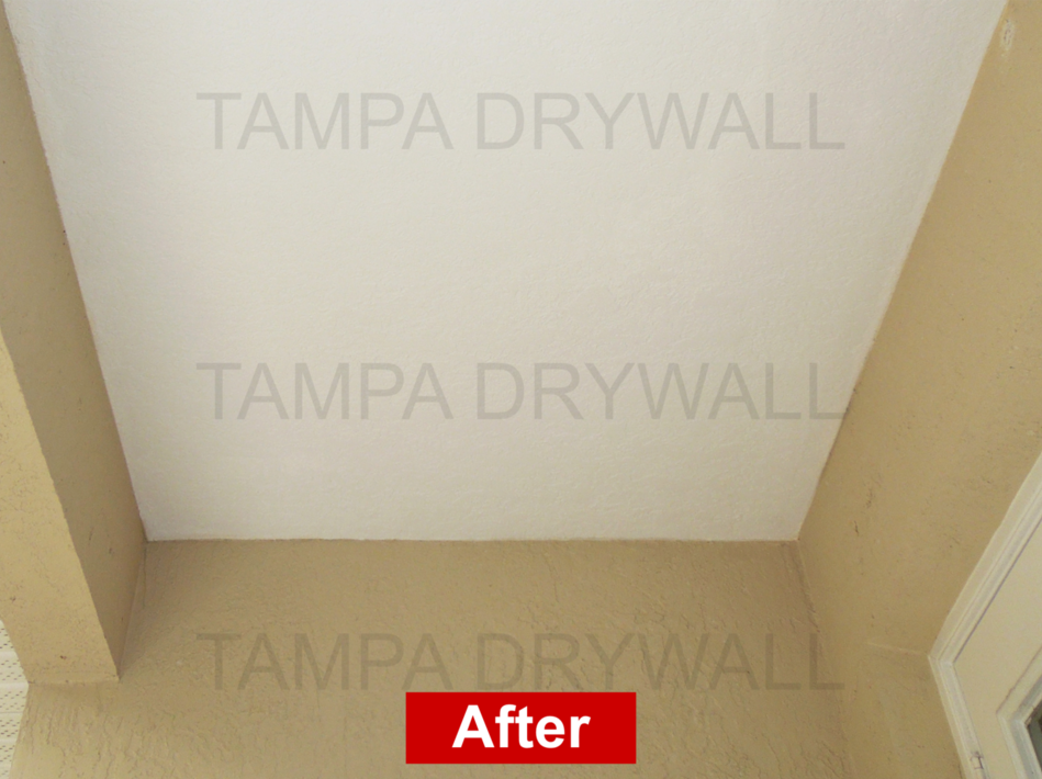 Drywall repair work